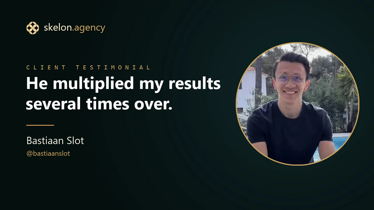 Bastiaan Slot, client testimonial