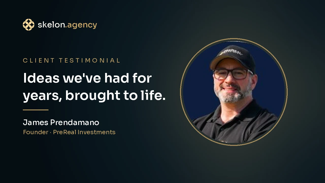 James Prendamano, Founder of PreReal Investments, client testimonial